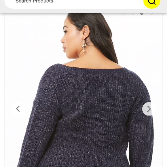 Forever 21 Marled ribbed top - Picture 3 of 4